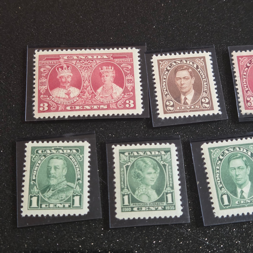Old Canada 1 to 3 Cent Stamps - image 2 of 3