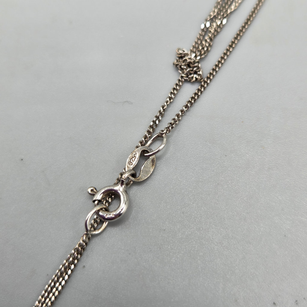Sterling Silver Fish Pendant on 18" Silver Chain - image 4 of 5