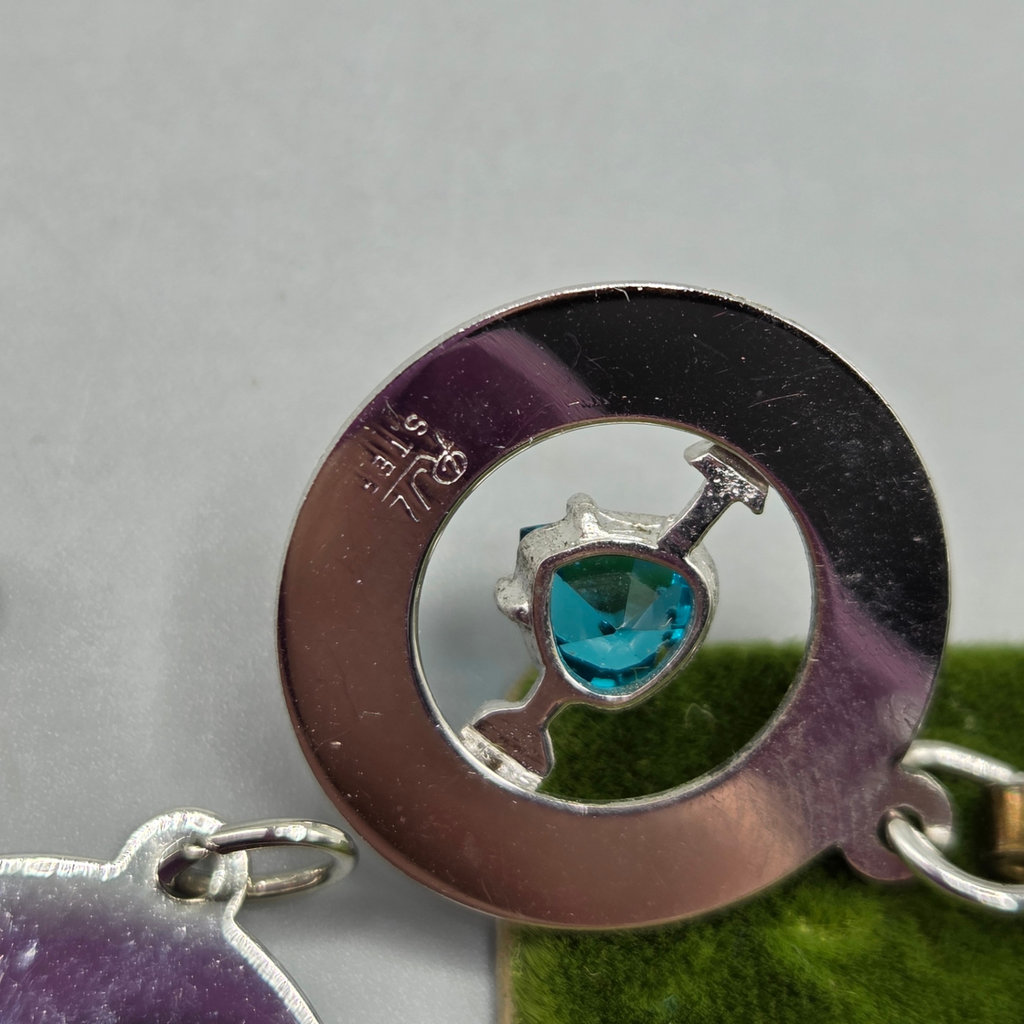 Sterling Zodiac and December Charms - image 8 of 8
