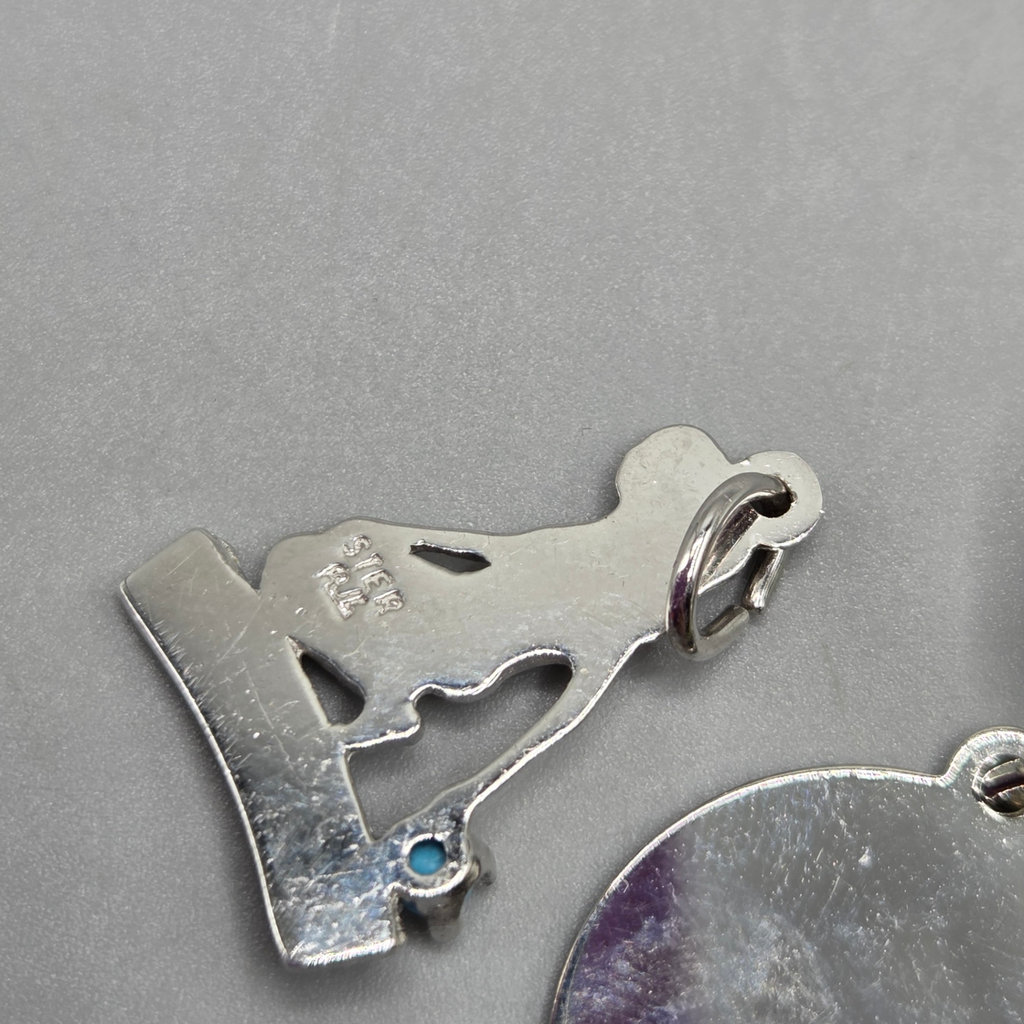 Sterling Zodiac and December Charms - image 7 of 8