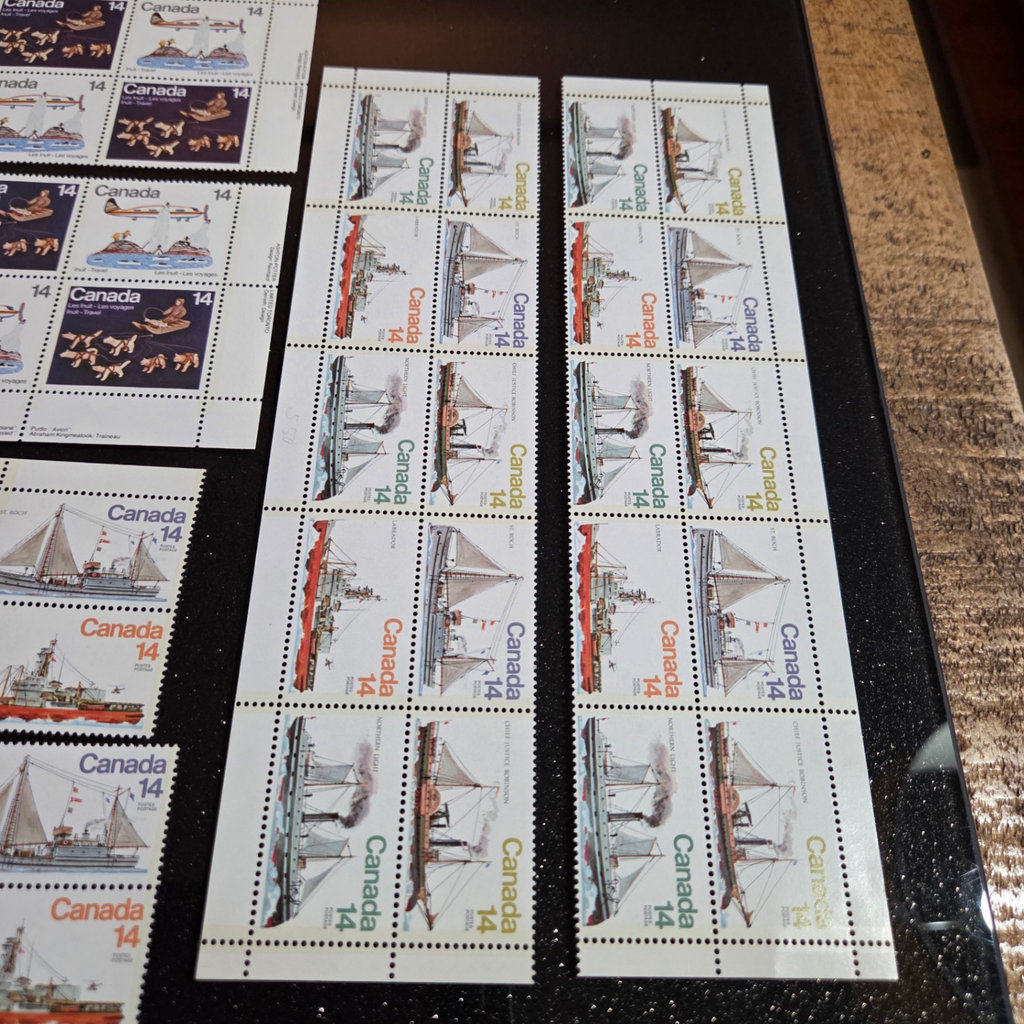 Canada 14 Cent Stamp Blocks - image 2 of 3