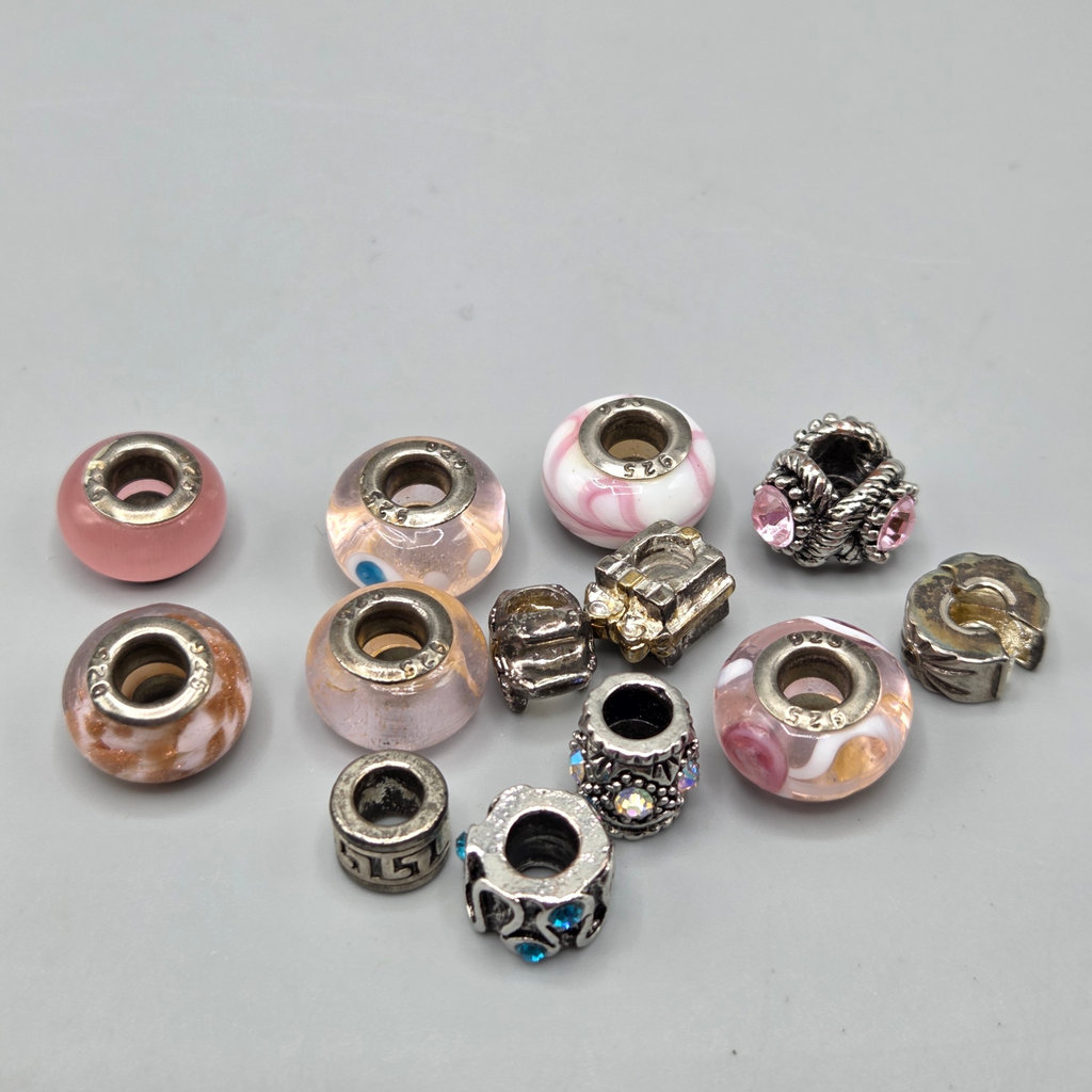 Glass and Silver Charms - image 1 of 4