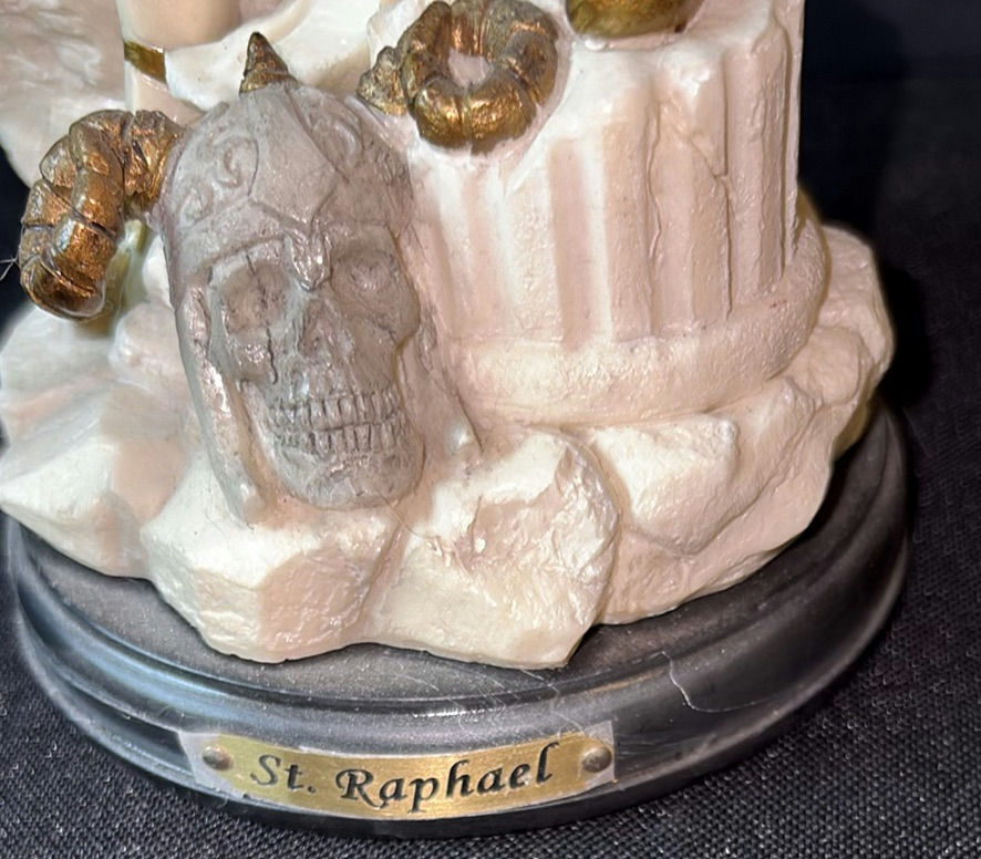 Collection of angel and archangel figurines: St. Michael, St. Gabriel, and St. Raphael - image 15 of 16