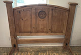 Rustic pine bedroom furniture set with dresser, nightstands, and bed frame - thumbnail 5 of 6