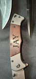 Assorted fixed-blade hunting knives with leather sheaths - thumbnail 6 of 9