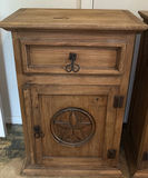 Rustic pine bedroom furniture set with dresser, nightstands, and bed frame - thumbnail 4 of 6