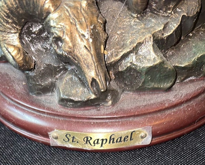 Collection of angel and archangel figurines: St. Michael, St. Gabriel, and St. Raphael - image 4 of 16