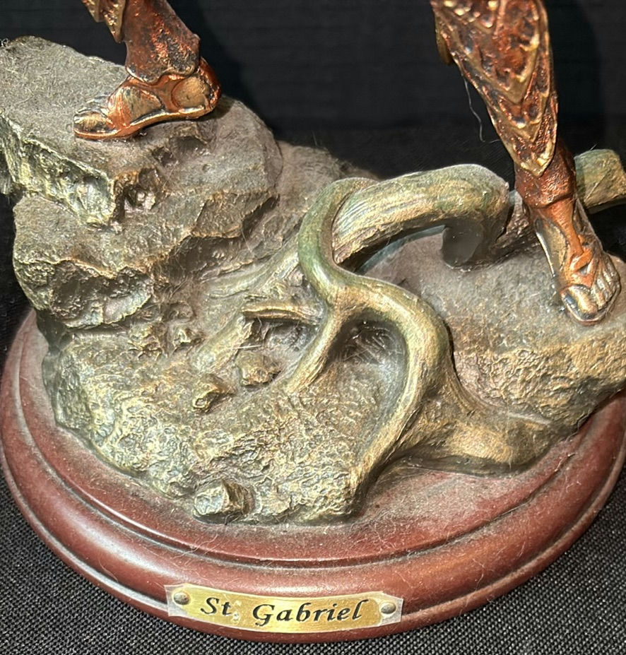 Collection of angel and archangel figurines: St. Michael, St. Gabriel, and St. Raphael - image 6 of 16