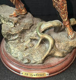 Collection of angel and archangel figurines: St. Michael, St. Gabriel, and St. Raphael - thumbnail 6 of 16
