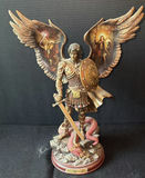 Collection of angel and archangel figurines: St. Michael, St. Gabriel, and St. Raphael - thumbnail 7 of 16