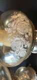 Pair of ornate etched glass lamps - thumbnail 4 of 5