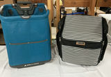 Blue Gorilla Carts rolling cart and striped Everything Mary rolling bag - thumbnail 1 of 6