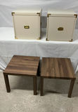 Two square Side Tables, 2 square cube tables/storage - thumbnail 1 of 8