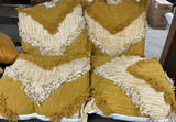 13 Throw Pillow In Shades Of Mustard Gold - thumbnail 6 of 8