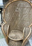 Two Vintage Bohemian Rattan Peacock Chairs - thumbnail 3 of 9