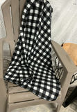 3 Plastic Adirondack Chairs, 2 Metal And Wood Small Tables, 3 Blankets - thumbnail 3 of 5
