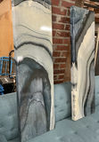 Marble Effect Canvas Over Wood Wall Art - thumbnail 2 of 5