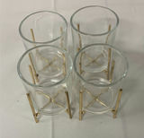 Copper And Brass Toned Candle Holders And Candles - thumbnail 5 of 8