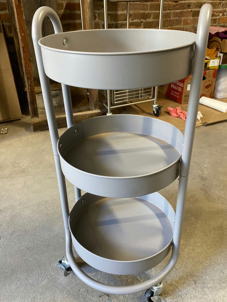 Metal Cart With Wheels - image 2 of 3