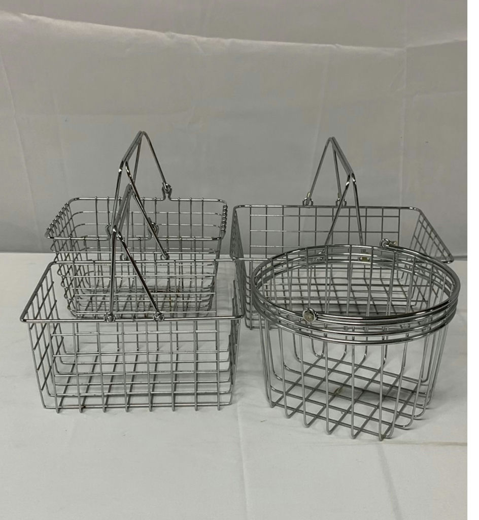 Steel Baskets/miniature grocery carts - image 5 of 6