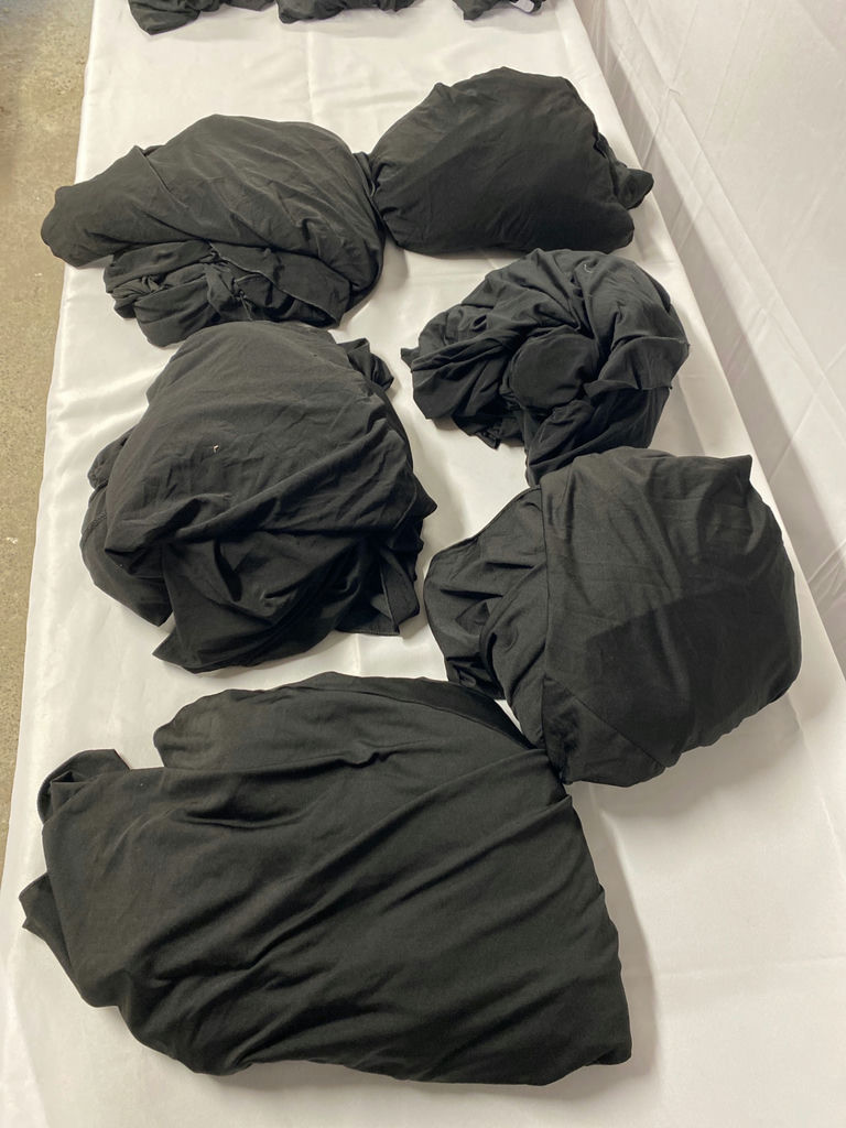 9 Black Tablecloths - image 6 of 6