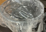 4 Metal IKEA Round Ottomans, NEW - thumbnail 5 of 12