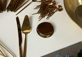 Lot Of Gold Flatware, And Serving Pieces - thumbnail 6 of 9