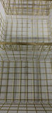 Gold Toned Metal Baskets And Candle Holders - thumbnail 3 of 7
