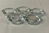 Clear Glass Votive Holders And Candles - thumbnail 6 of 8