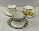 Porcelain Cake Plate And Teacups - thumbnail 9 of 17