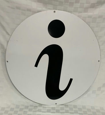 Large Metal Information Sign - Image 1 of 3