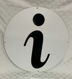 Large Metal Information Sign - thumbnail 1 of 3