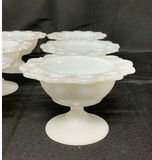Milk Glass Cake And Ice Cream Set - thumbnail 3 of 4