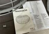 4 Metal IKEA Round Ottomans, NEW - thumbnail 6 of 12