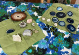Geodes, Crystals And A Colorful Tablecloth - thumbnail 1 of 5