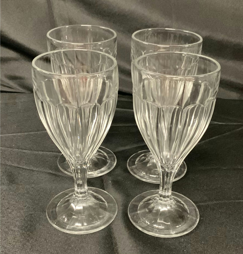 Clear Glass Goblets and Stemware - image 5 of 8