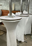 6 Pub Height Chrome Tables - thumbnail 4 of 4