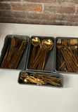 Lot Of Gold Flatware, And Serving Pieces - thumbnail 8 of 9