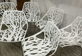 6 More White Plastic Bird Nest Chairs - thumbnail 1 of 3