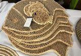Assorted Woven Baskets, Trays, and Circular Placemats - thumbnail 4 of 13