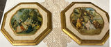 Vintage home décor collection: pillows, picture frames, crates, plate, mirror, and books - thumbnail 3 of 9