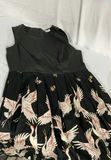 Tan double-breasted blazer, crane-print black dress set, and red Lane Bryant garment - thumbnail 2 of 8