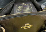 Brown metallic Coach crossbody bag and black leather tote - thumbnail 6 of 6