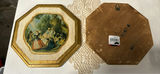 Vintage home décor collection: pillows, picture frames, crates, plate, mirror, and books - thumbnail 4 of 9