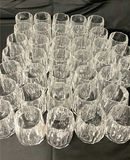 Clear Faceted Plastic Tumblers - thumbnail 1 of 4