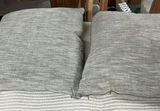 Woven throw blanket, straw basket with tassels, grey cushions, and tassel rug - thumbnail 5 of 8