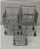 Steel Baskets/miniature grocery carts - thumbnail 2 of 6