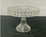 Cut Clear And Colored Glass Vases, cake plates, candle holders, etc. - thumbnail 3 of 9
