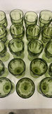 Green Glass Stemmed Goblets - thumbnail 3 of 4