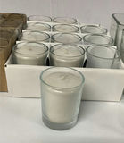 Clear Glass Votive Holders And Candles - thumbnail 4 of 8